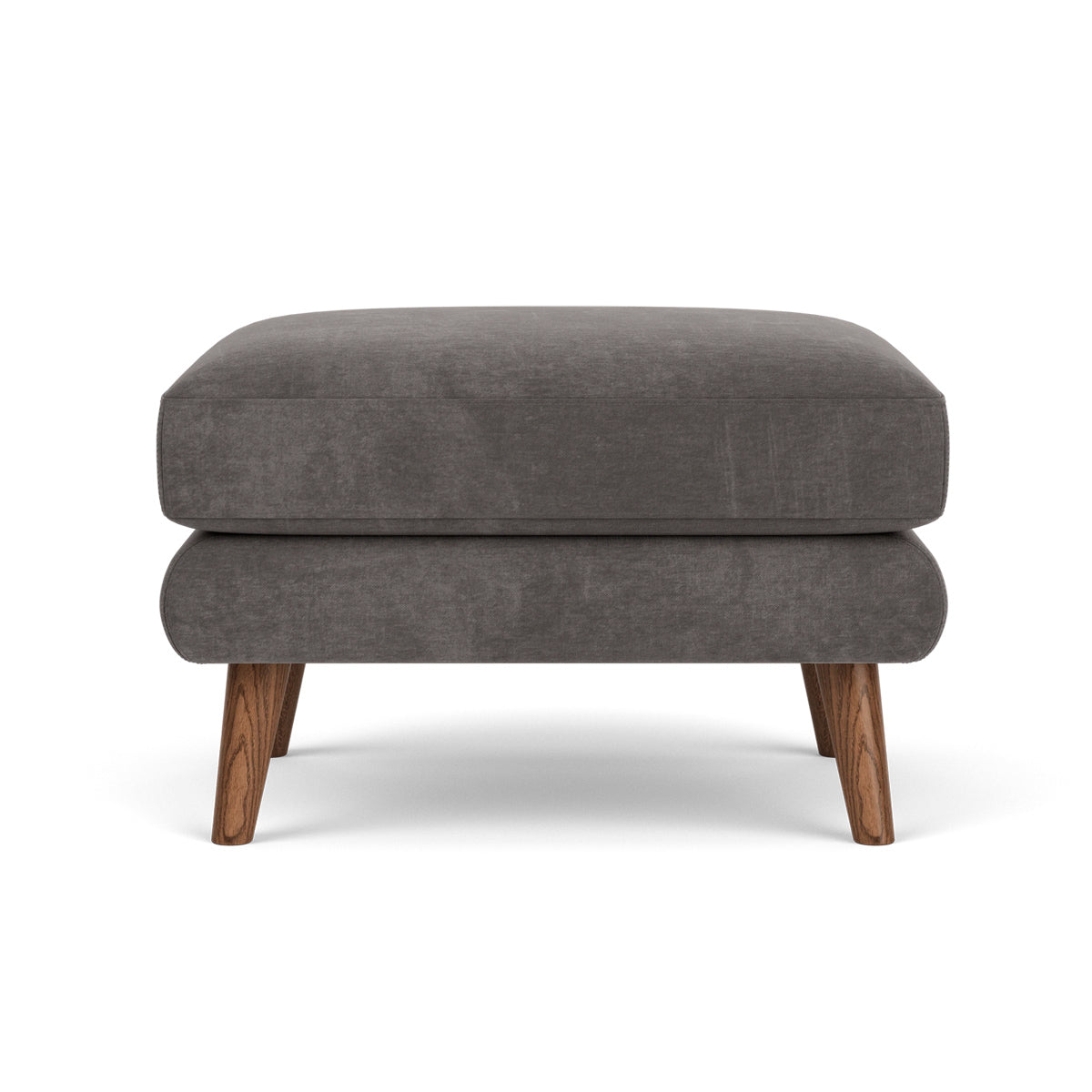 George Fabric Ottoman - Stylish and Comfortable Footrest, Storage Bench for Living Room, Bedroom, or Office - Perfect for Relaxing, Extra Seating & Home Organization