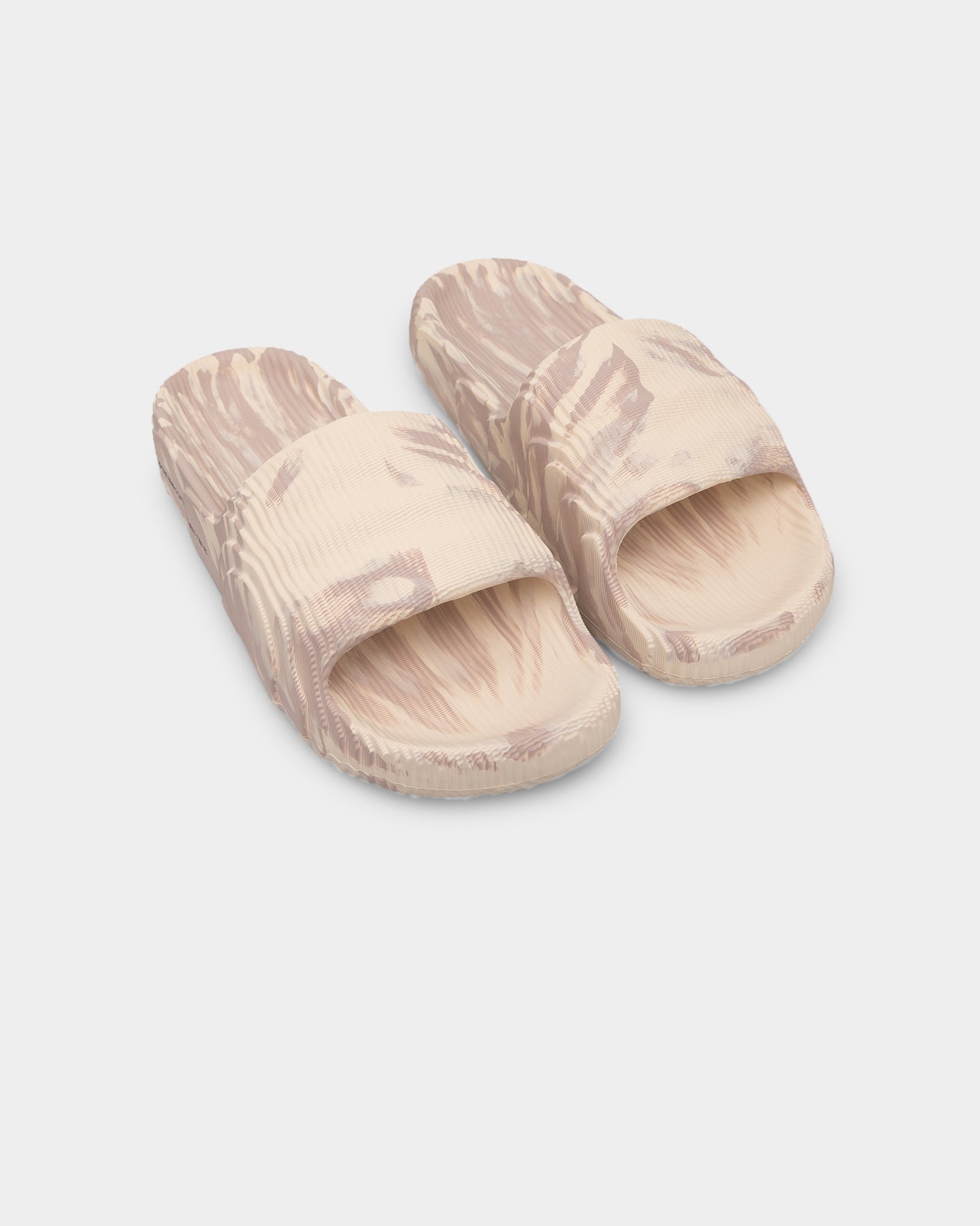 Adidas Adilette 22 Sandals for Men & Women - Comfortable Slide Sandals in Strata/Wonder Taupe/Core Black - Perfect for Pool, Beach, Gym & Casual Wear