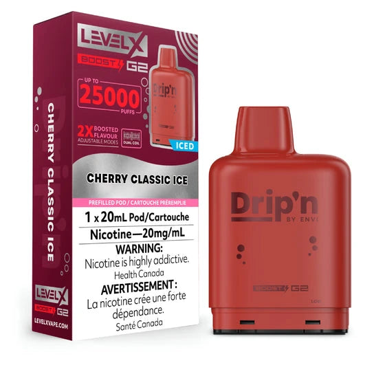 Cherry Classic Drip'n Level X Boost G2 - Premium Gaming Mouse with Ergonomic Design for PC & Mac - Perfect for FPS, MOBA & Esports Tournaments