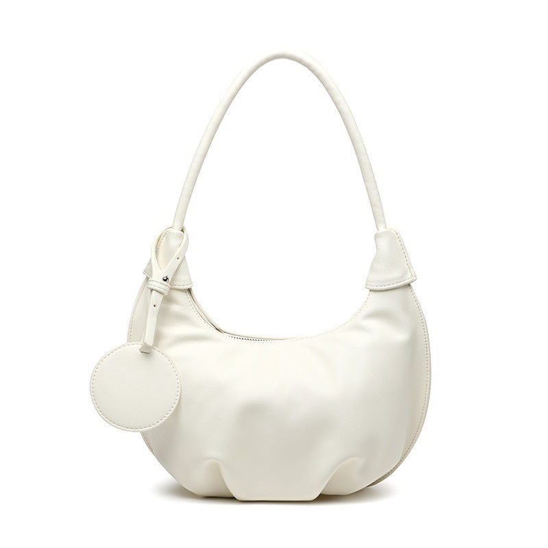 Vegan Leather Crossbody Bag for Women - Portable Underarm Shoulder Bag, Stylish & Versatile Dumpling Purse - Perfect for Travel, Shopping, and Everyday Use