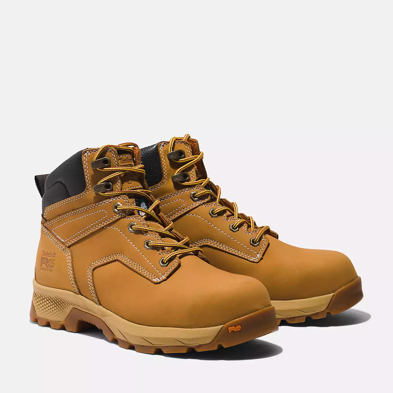 Timberland PRO® Men's TiTAN® EV 6 CSA Safety Work Boots - Steel Toe, Waterproof, Slip Resistant for Construction & Industrial Work