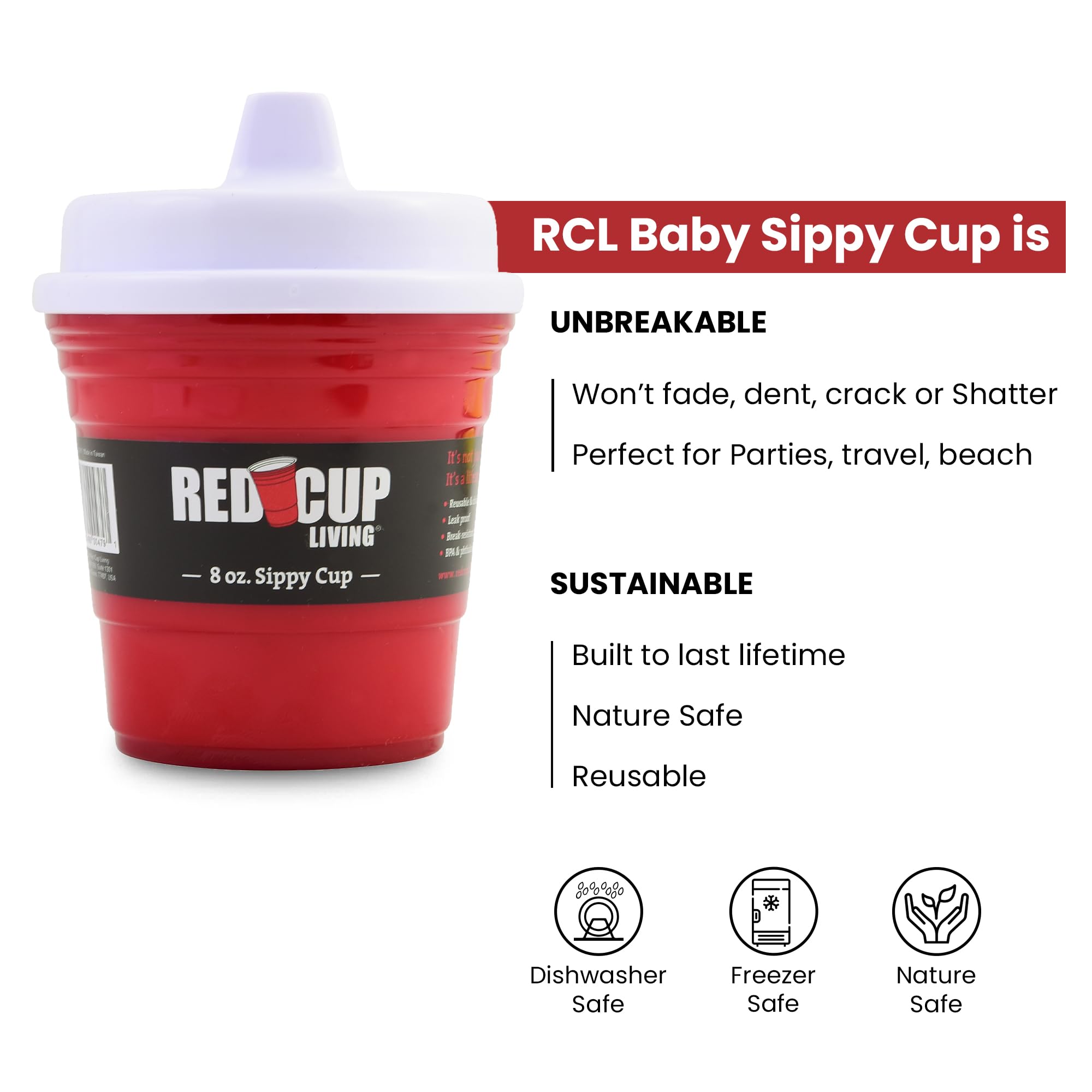 **Toy Story Baby Sippy Cups - Set of 2 BPA-Free, Eco-Friendly 8 oz Toddler Drinking & Snack Cups for Boys & Girls | Leak-Proof, Travel-Friendly for Home, Daycare & On-the-Go**