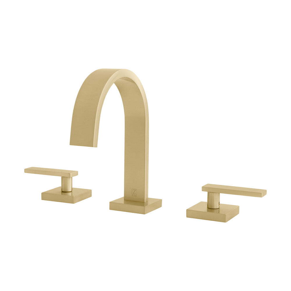 ZLINE Bliss Widespread Bathroom Faucet in Champagne Bronze - 8 Inch Centerset, High Arc Spout, Lever Handles for Bathroom Sink - Perfect for Modern and Traditional Bathroom Decor (BLS BF CB)
