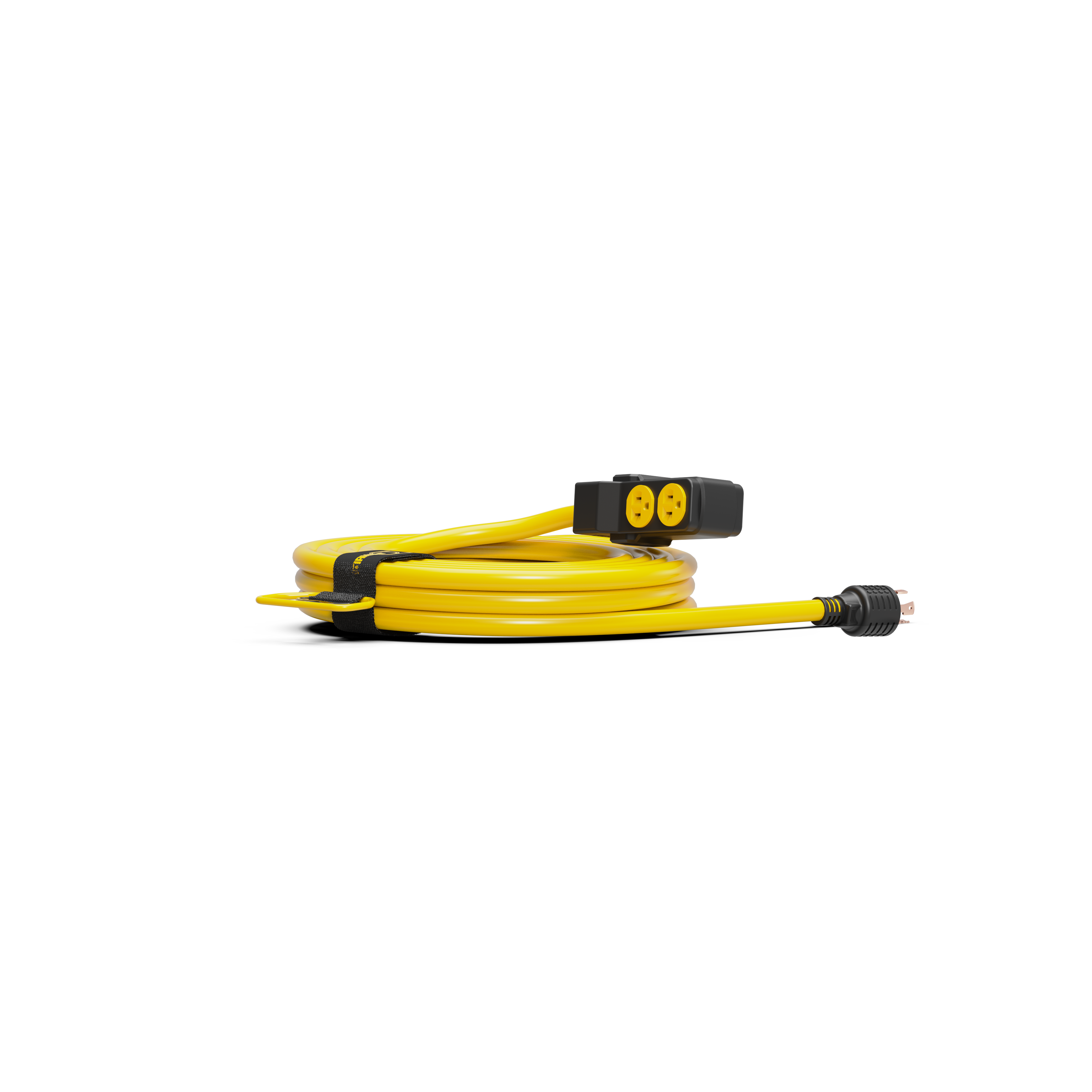 Heavy Duty L14-30P to (4) 5-20R 25-Foot Extension Cord - Power Your RV, Camper, or Outdoor Equipment Safely
