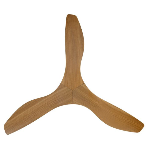 Eglo Surf 48 Inch 122cm Ceiling Fan with Light - Black Teak Finish for Living Room, Bedroom, and Outdoor Spaces
