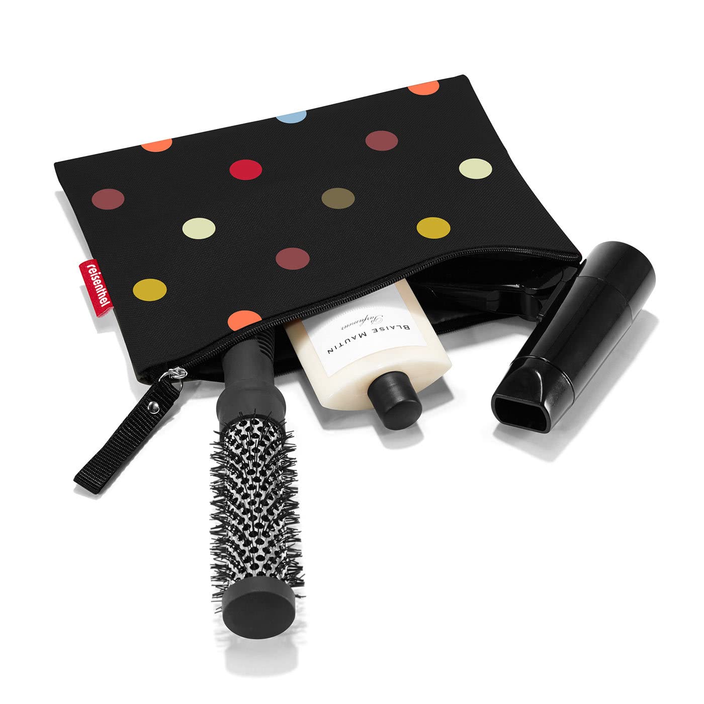 Reisenthel Case 1 Dots - Universal Small Organizer for Cosmetics & Accessories | Perfect for Travel, Makeup Bags & Handbag Storage