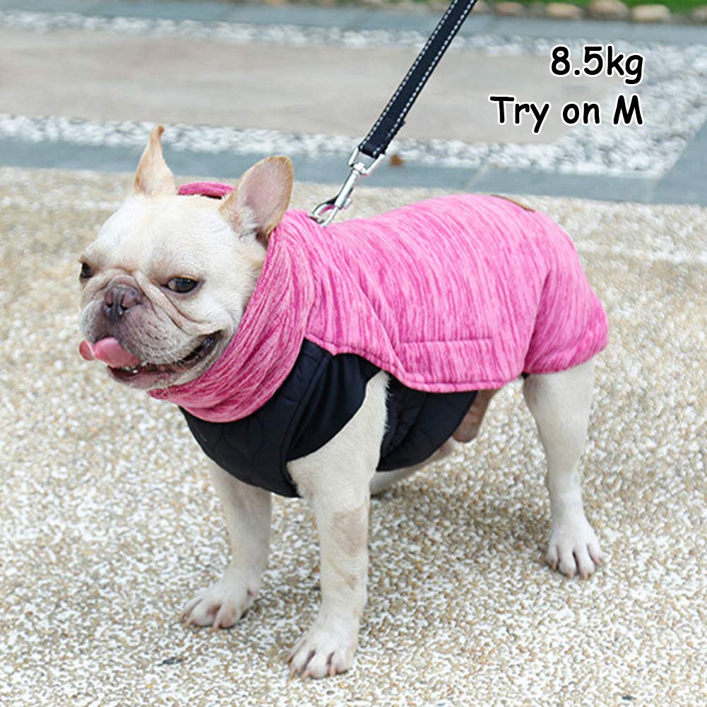 Reversible Dog Coat - Windproof & Warm Winter Dog Jacket for Small, Medium & Large Dogs - Cozy Cold Weather Apparel & Lightweight Safety Vest - Perfect for Outdoor Walks, Hiking & Winter Adventures