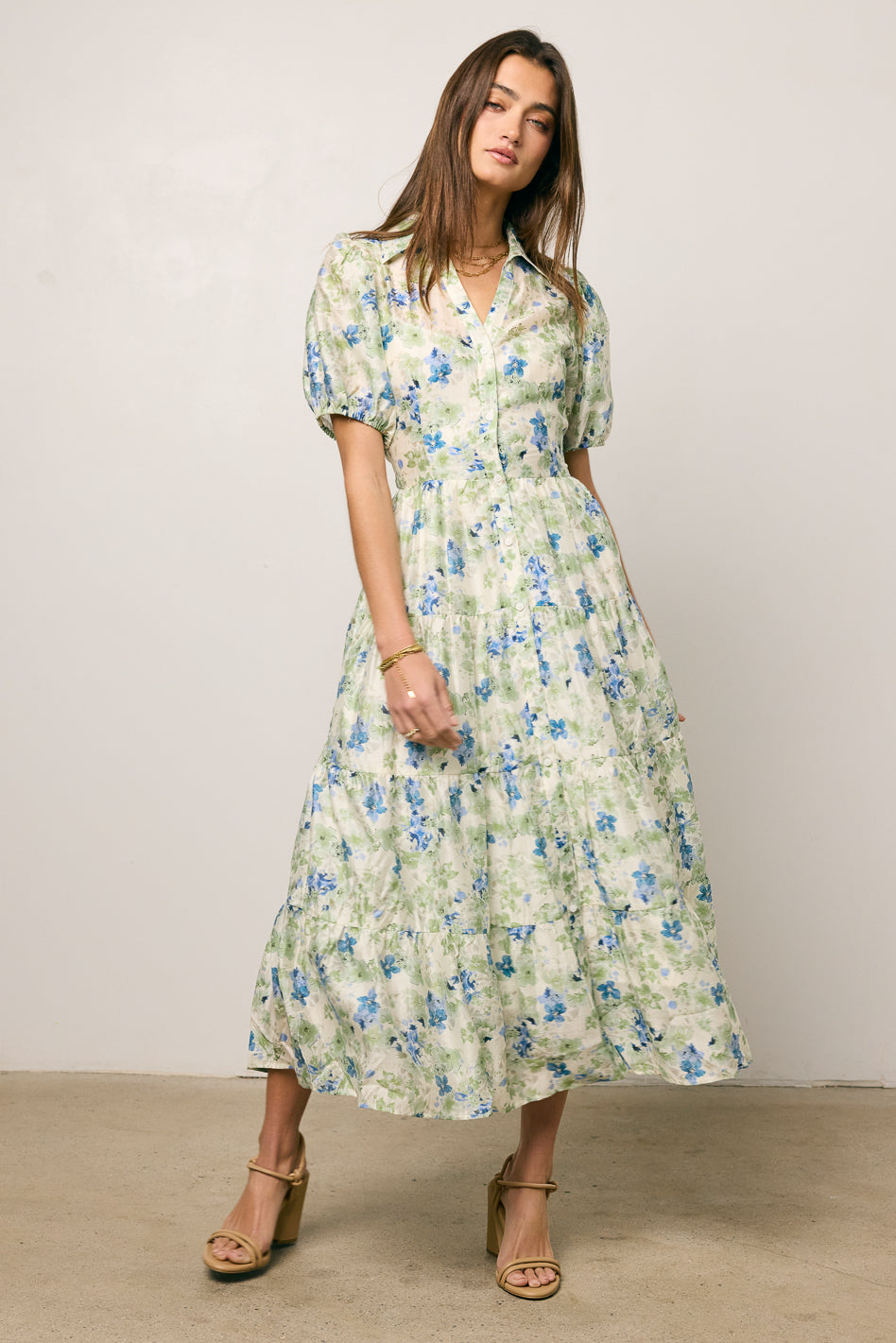 Kreyton Floral Maxi Dress for Women - Elegant Long Summer Dress with Flowy Design - Perfect for Beach, Vacation, and Special Occasions