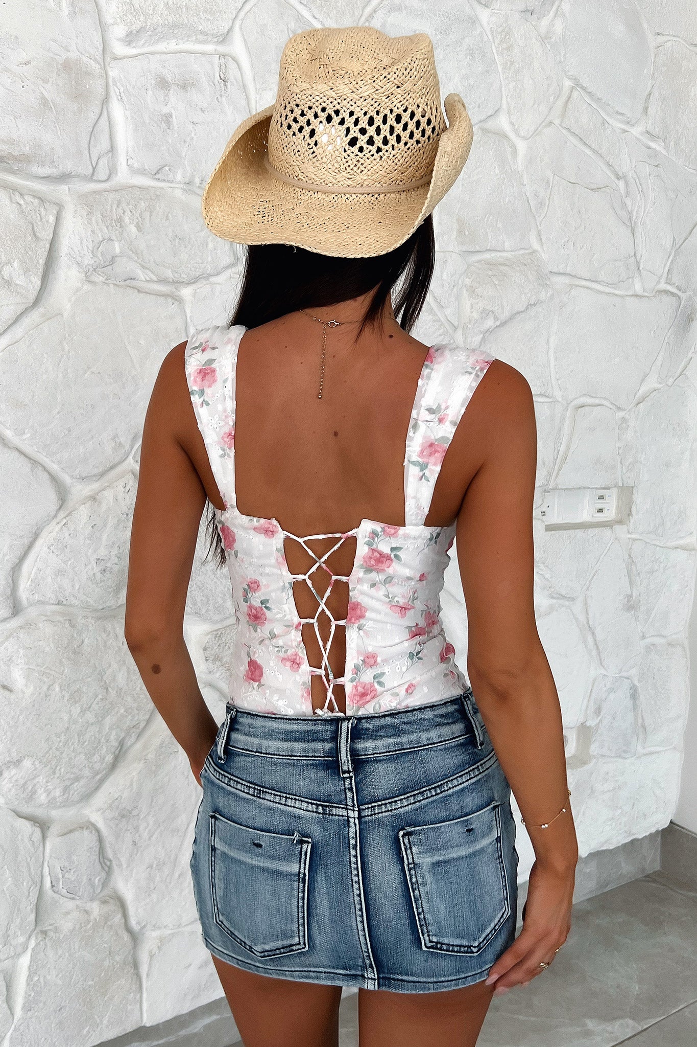 Leia Top - Pink Floral Print Women's Blouse for Casual Wear, Summer Outfits & Date Nights | Lightweight & Comfortable Fashion Top