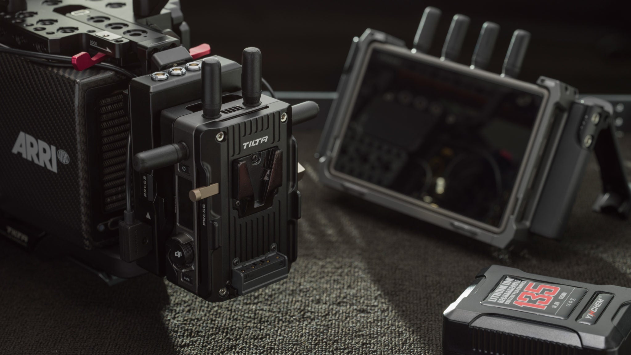 Tilta V Mount Power Supply Module for DJI Video Transmitter - Compatible with Cinema Cameras & On-Set Filmmaking Gear