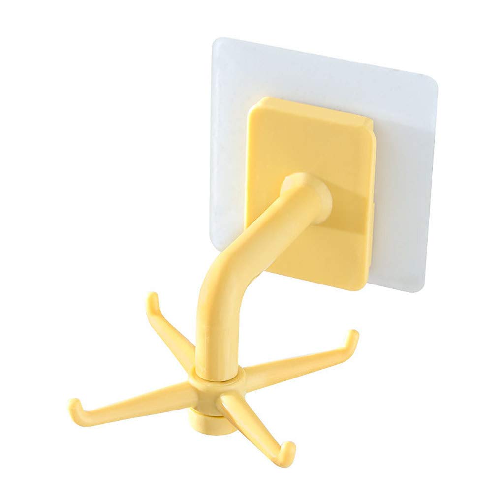 360° Rotating Wall Hook - Multi-Purpose Hanger for Kitchen, Bathroom, Coat, Dining & Bar Accessories | Space-Saving Organizer for Home, Office & Pet Supplies