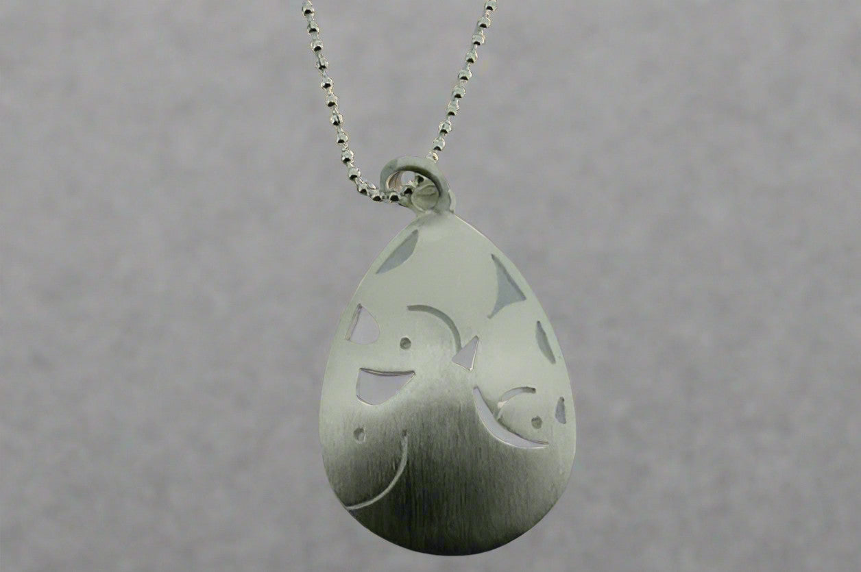 Elephant Cuddles Pendant Necklace - 45cm Sterling Silver Ball Chain for Women, Gift for Her - Perfect for Birthdays, Anniversaries & Everyday Wear