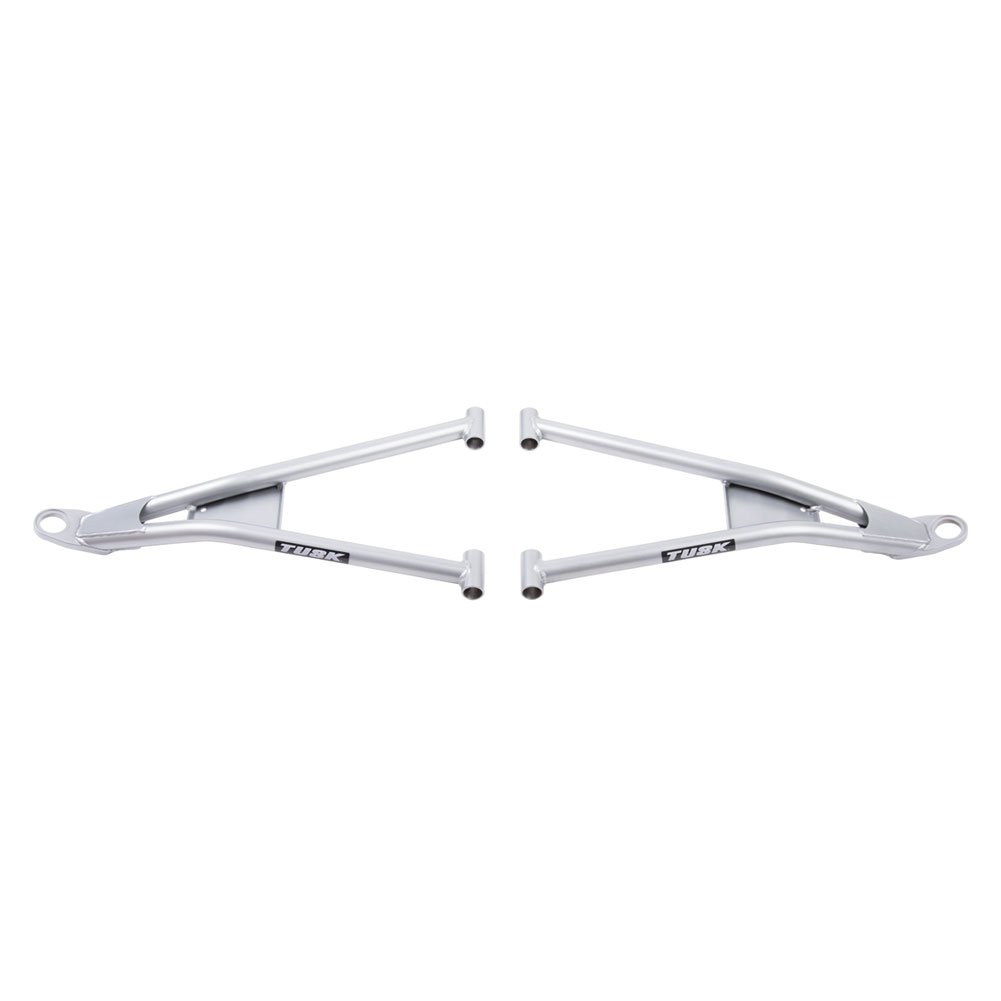 TUSK Mohawk Extreme Duty High Clearance Lower A-Arms for Polaris RZR XP Turbo 2019 - Silver with Bushing Hardware & Ball Joints | Off-Road Racing, Trail Riding & Dune Bashing Accessories