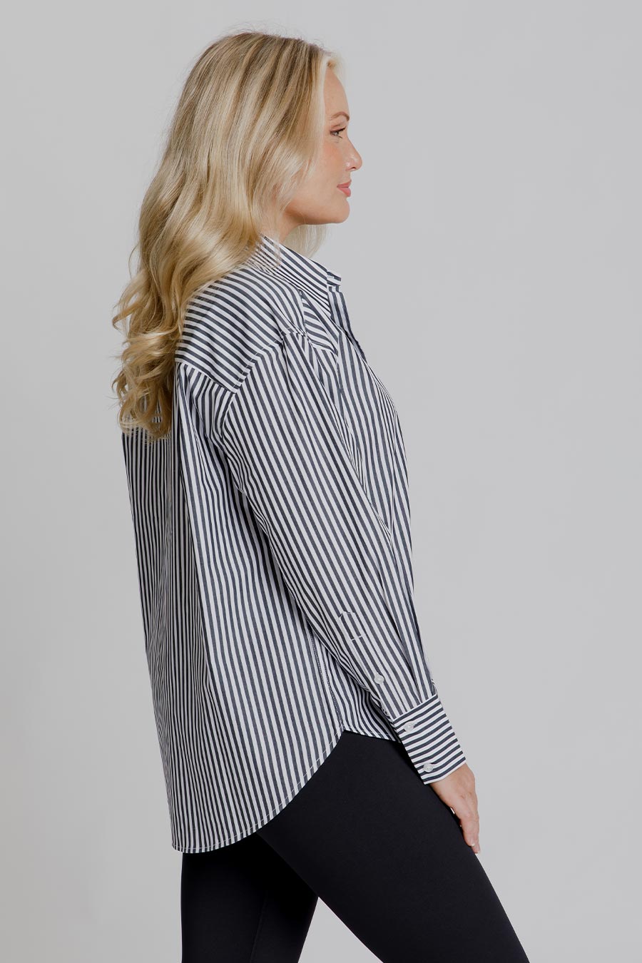 Premium Black Stripe Everyday Shirt for Men & Women | Comfortable Casual Wear for Office, Travel & Daily Outfits