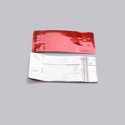 Premium Red Plastic Medium Snack Bags - Double Seal, Rip Lock & Heat Sealable (8