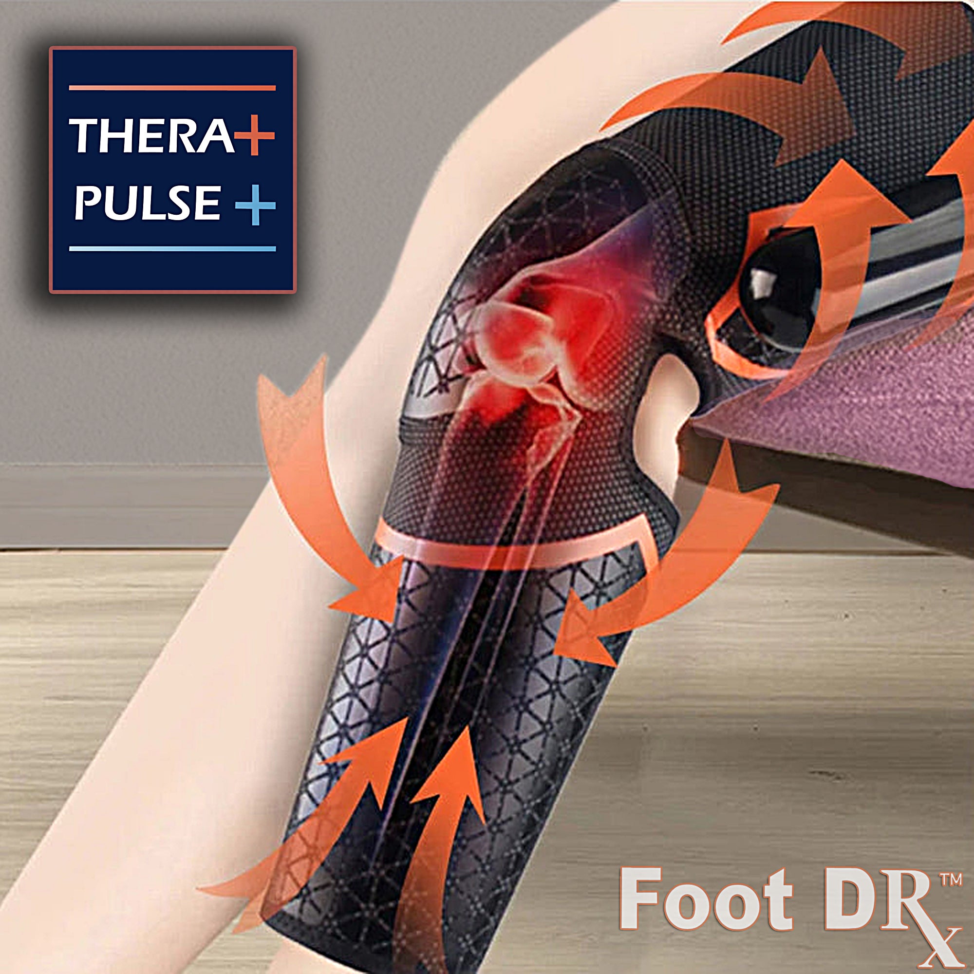 THERA PULSE Advanced Cordless Muscle Massager for Pain Relief & Recovery - Portable EMS Device for Athletes, Gym Recovery & Home Therapy