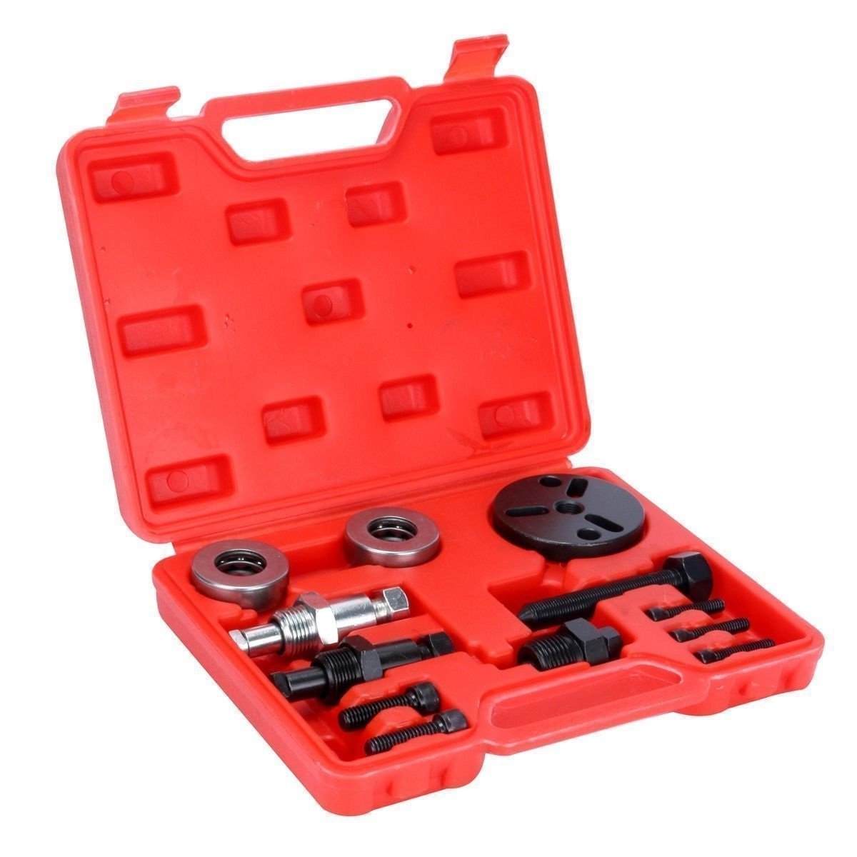 AC Compressor Clutch Remover Puller Installer Tool Kit - Professional Air Conditioning Repair Kit for Car AC System Maintenance - Perfect for Mechanics & DIY Auto Repairs