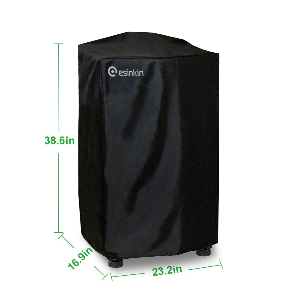 **Esinkin 40-Inch Waterproof Electric Smoker Cover for Masterbuilt 40 Inch Electric Smoker - Durable, Weatherproof, and Easy to Use - Perfect for Outdoor BBQ, Smoking, and Grilling - Black**
