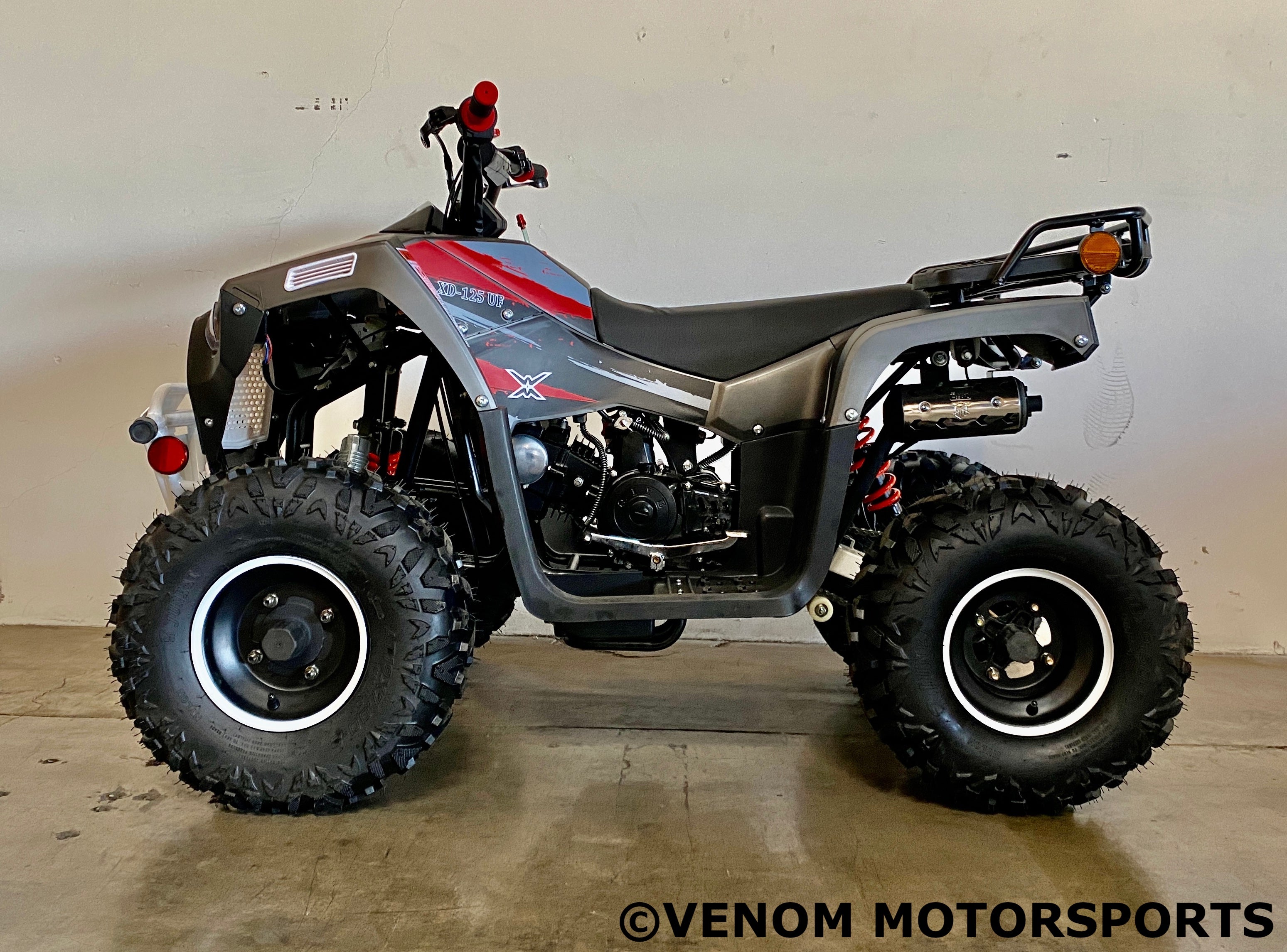 Venom Lander 125cc ATV - Fully Automatic with Reverse Gear | XD 125UF Dirt Bike for Adults & Teens | Perfect for Off-Road Trails, Farm Work & Outdoor Adventures