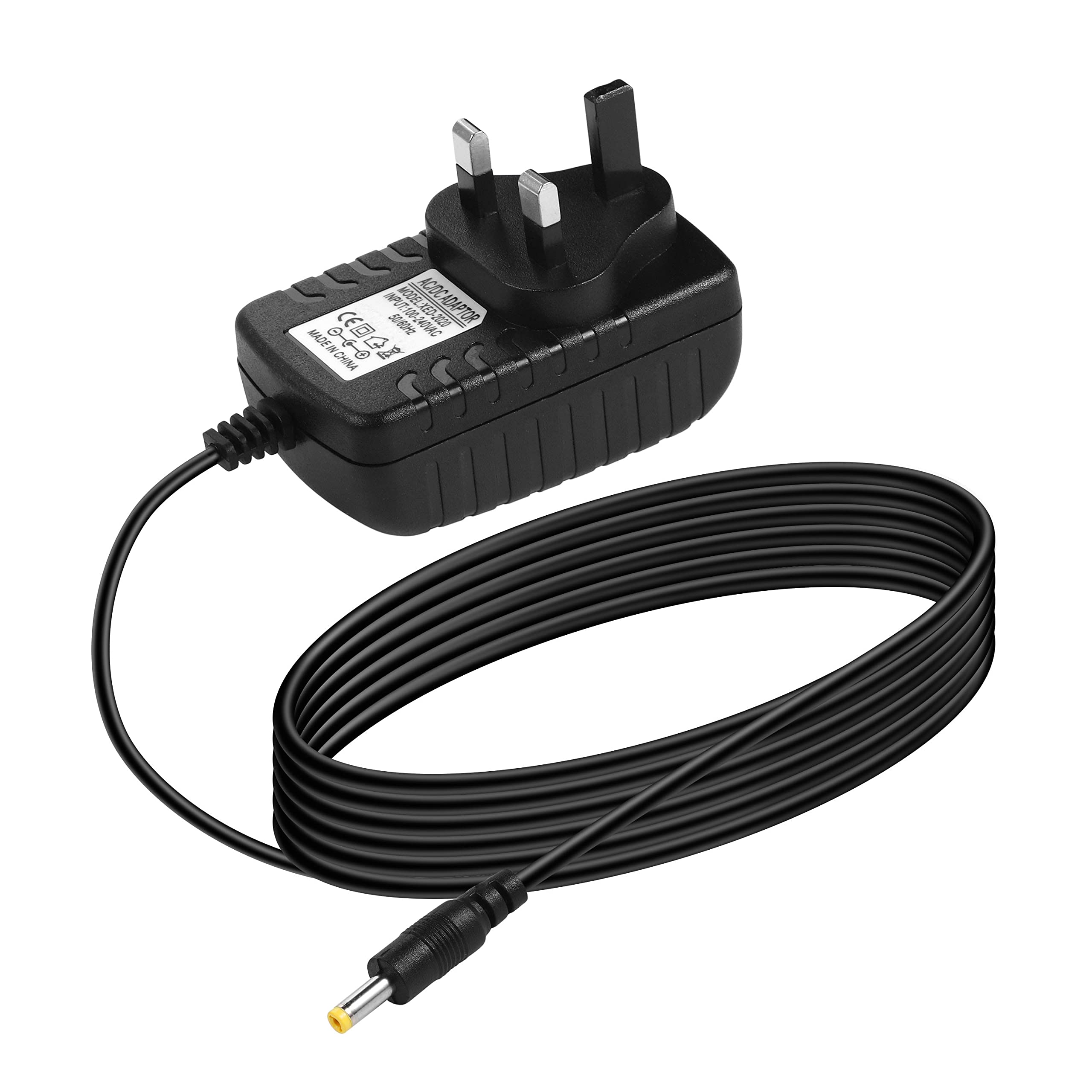 20V Massage Gun Charger with UK Plug - Compatible with Theragun Elite, PRO G4, G3 & G3PRO - Power Adapter & Charging Cable for Electric Massage Guns - Perfect for Home, Gym & Travel Use