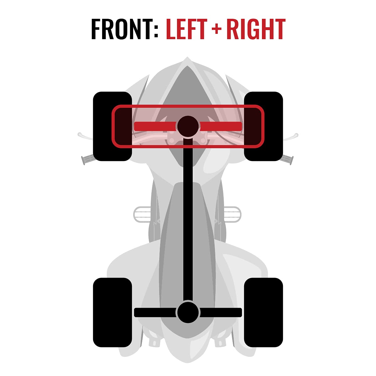 2-Piece Sixity XT Front Left & Right Axle Set - Compatible with Kawasaki Mule 4010 2014 KAF620REF Transmission 4X4 - Perfect for Off-Road ATV Replacement & Repair