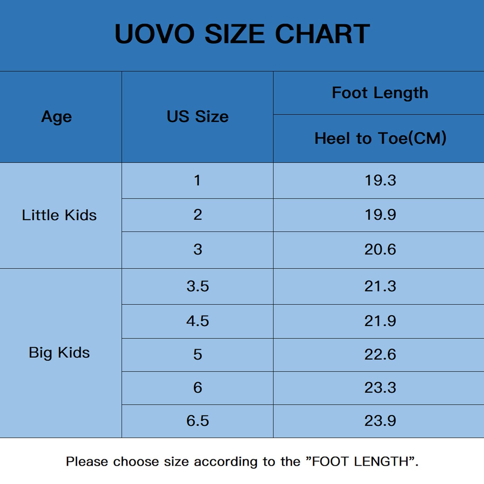 UOVO Boys Sneakers - Lightweight Running & Hiking Shoes for Kids | Non-Slip Athletic Outdoor Shoes for Little & Big Boys | Perfect for School, Sports & Playtime