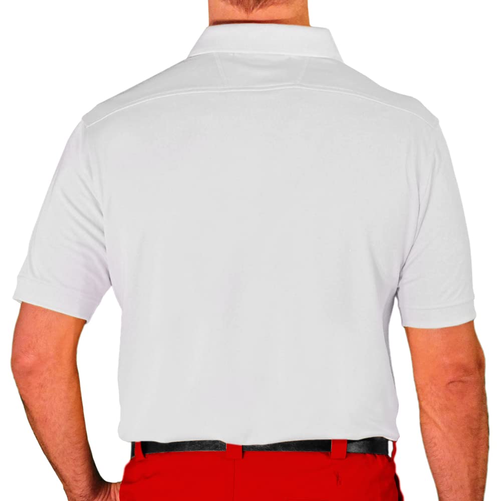 Men's Homeland Golf Shirt with Socks - Breathable Performance Polo for Golfing & Casual Wear - Perfect for Golf Courses, Office & Weekend Outings