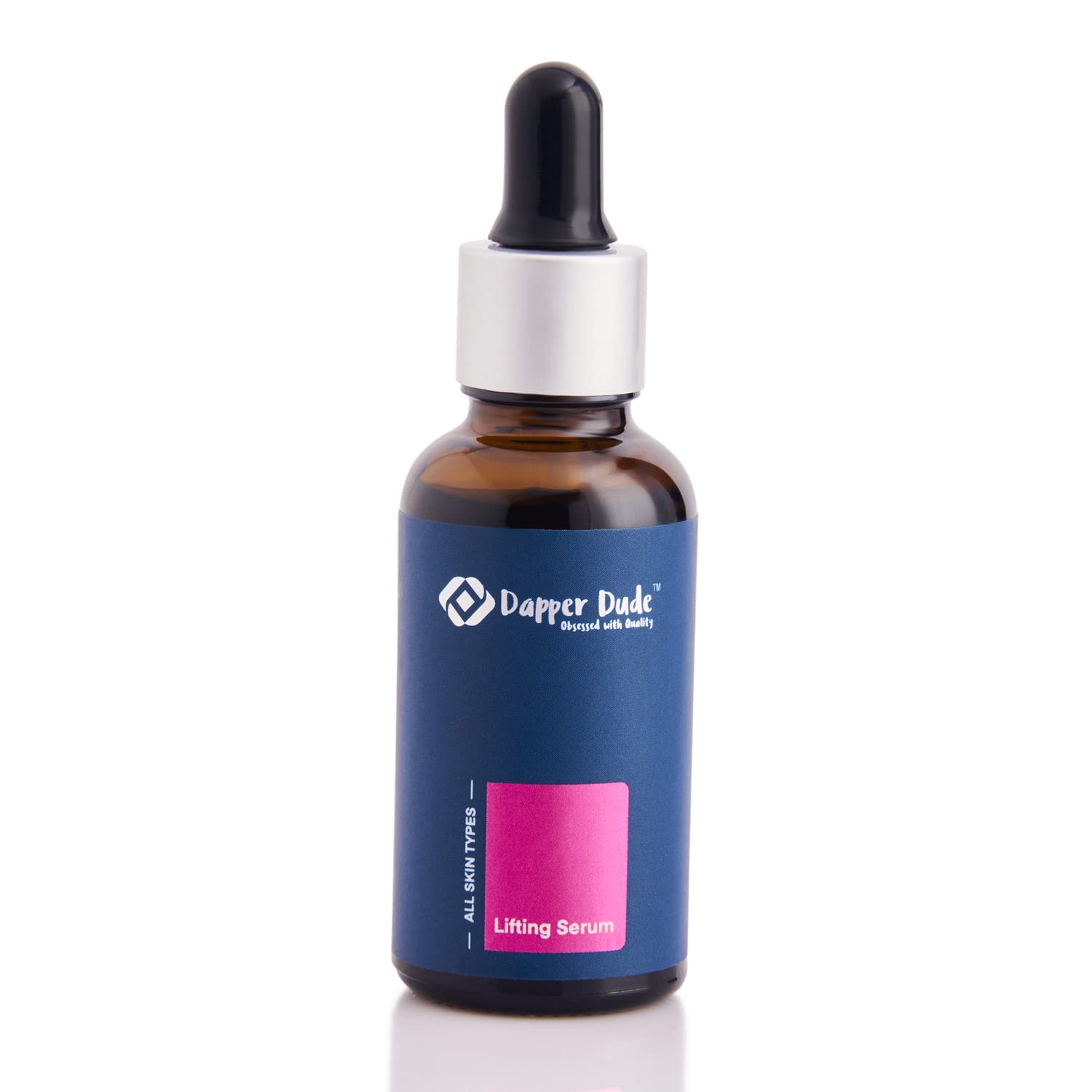 Dapper Dude Men's Anti-Aging Face Serum - Brightening, Whitening & Dark Spot Treatment for Pigmentation | 30ml Hydrating Facial Serum for All Skin Types | Perfect for Daily Skincare Routine & Nighttime Use