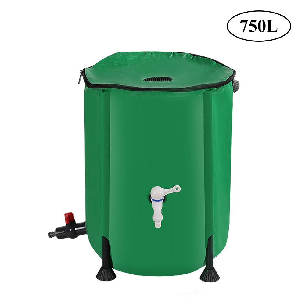 Large Capacity Foldable Plastic Water Storage Bucket with Faucet - Portable Rainwater Collector for Outdoor, Garden & Farm Irrigation | Camping, Emergency Water Supply, Plant Watering, Livestock Hydration