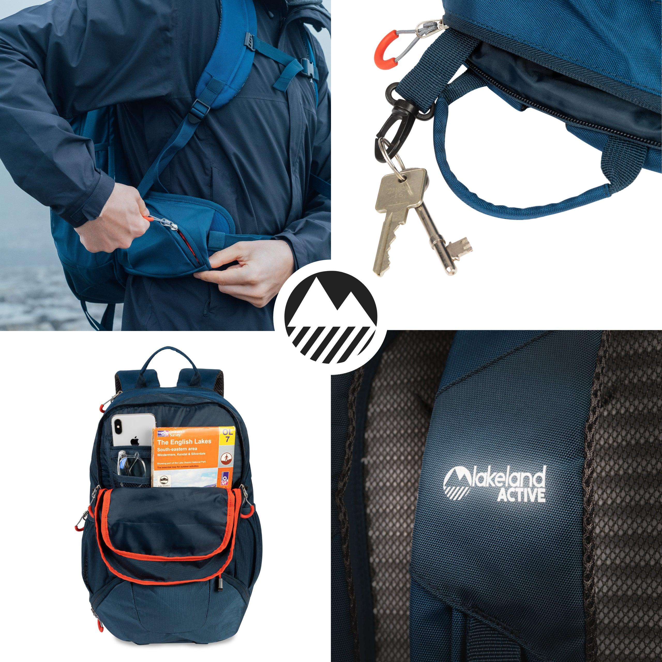 Fellside 20L Lightweight Hiking Backpack - Waterproof Daypack for Outdoor Camping, Travel & School - Durable & Comfortable for Men & Women