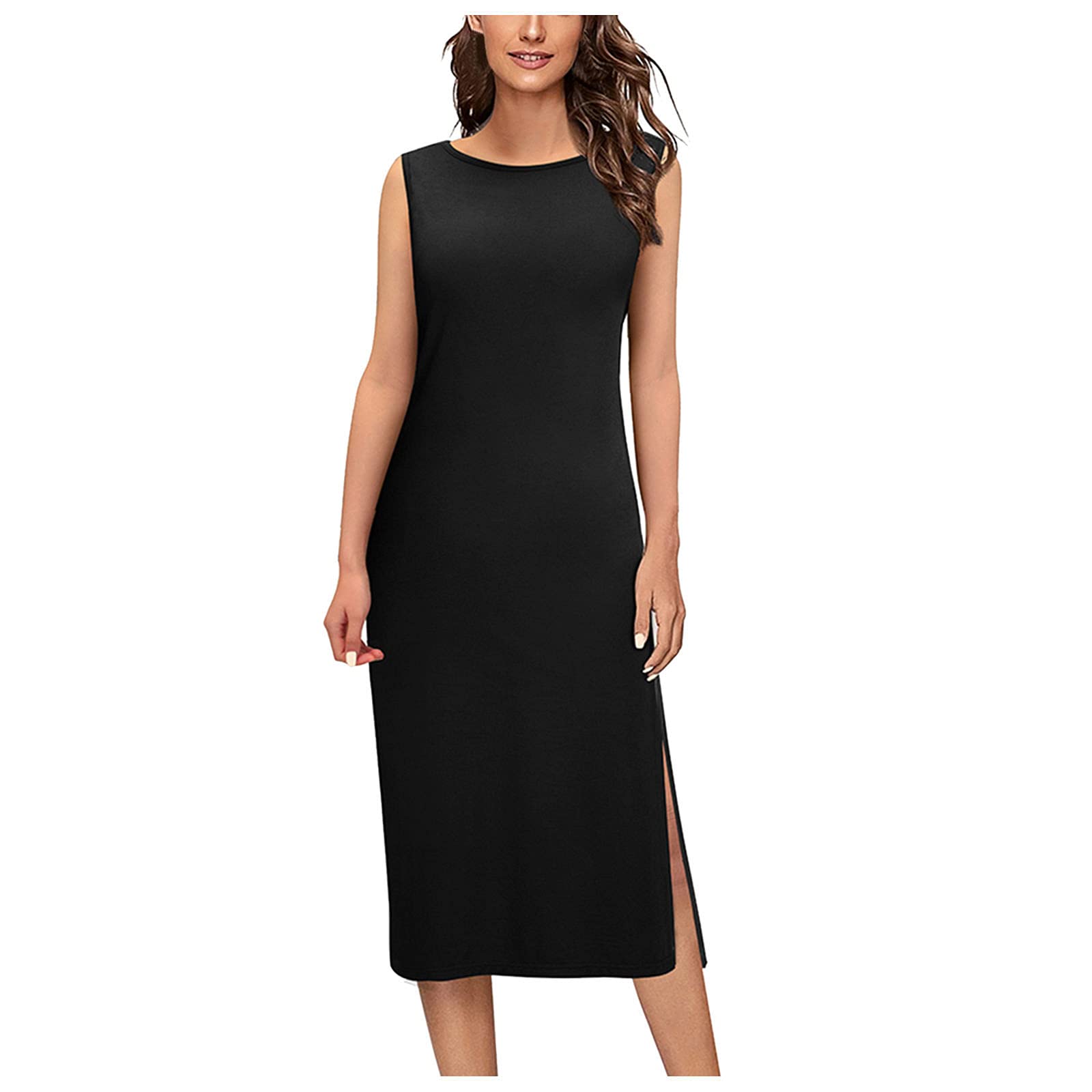 Smooto Micro Mini Dress for Women - Sexy Trendy Sleeve Prom Dress, Summer Beach Party Outfit (Black, Medium) | Perfect for Night Out, Club Wear & Vacation Dresses