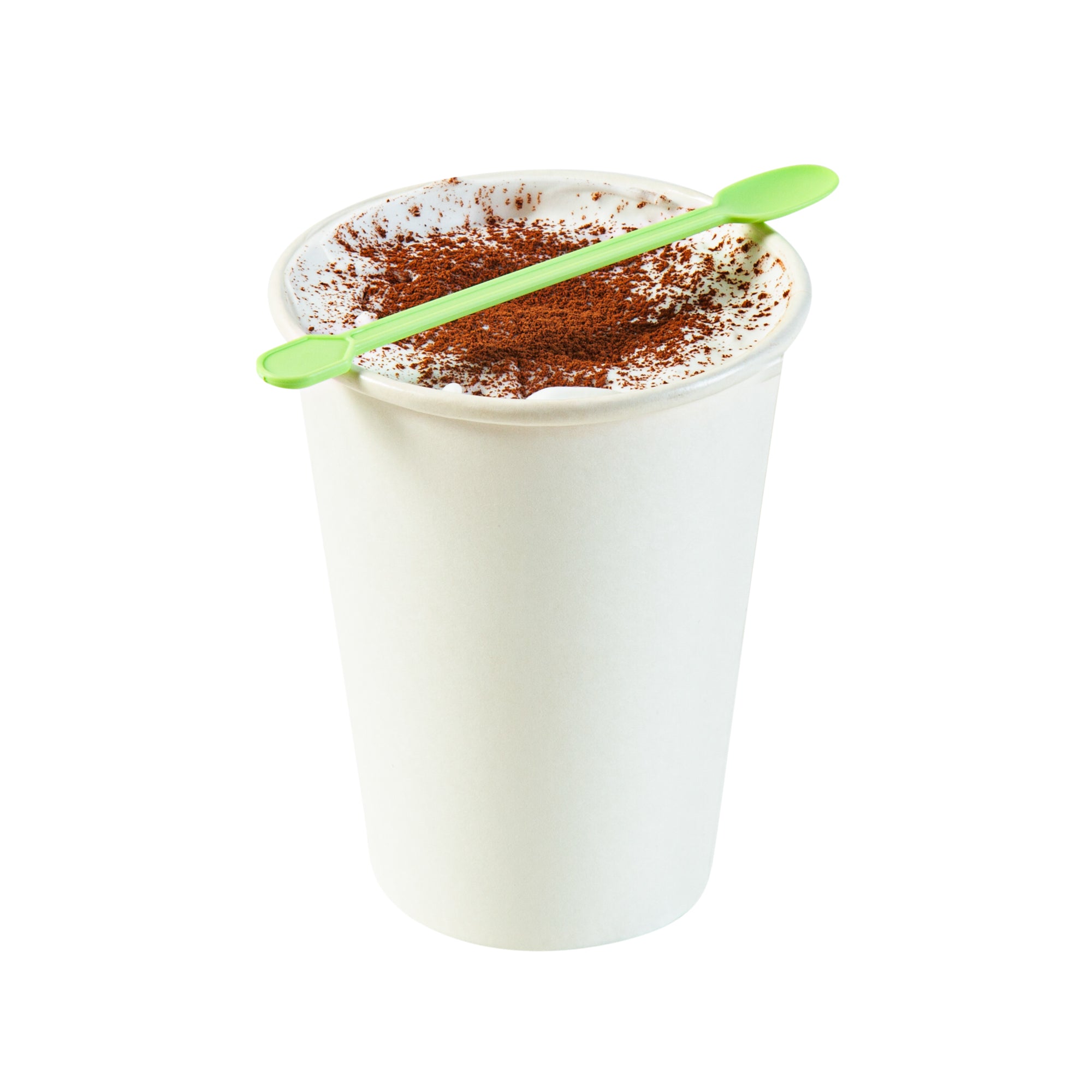 Eco-Friendly Compostable CPLA Plastic Coffee Stirrers & Spoons - 1000 Count Box | Biodegradable, Sustainable Stir Sticks for Hot/Cold Beverages - Perfect for Coffee Shops, Offices, and Home Use