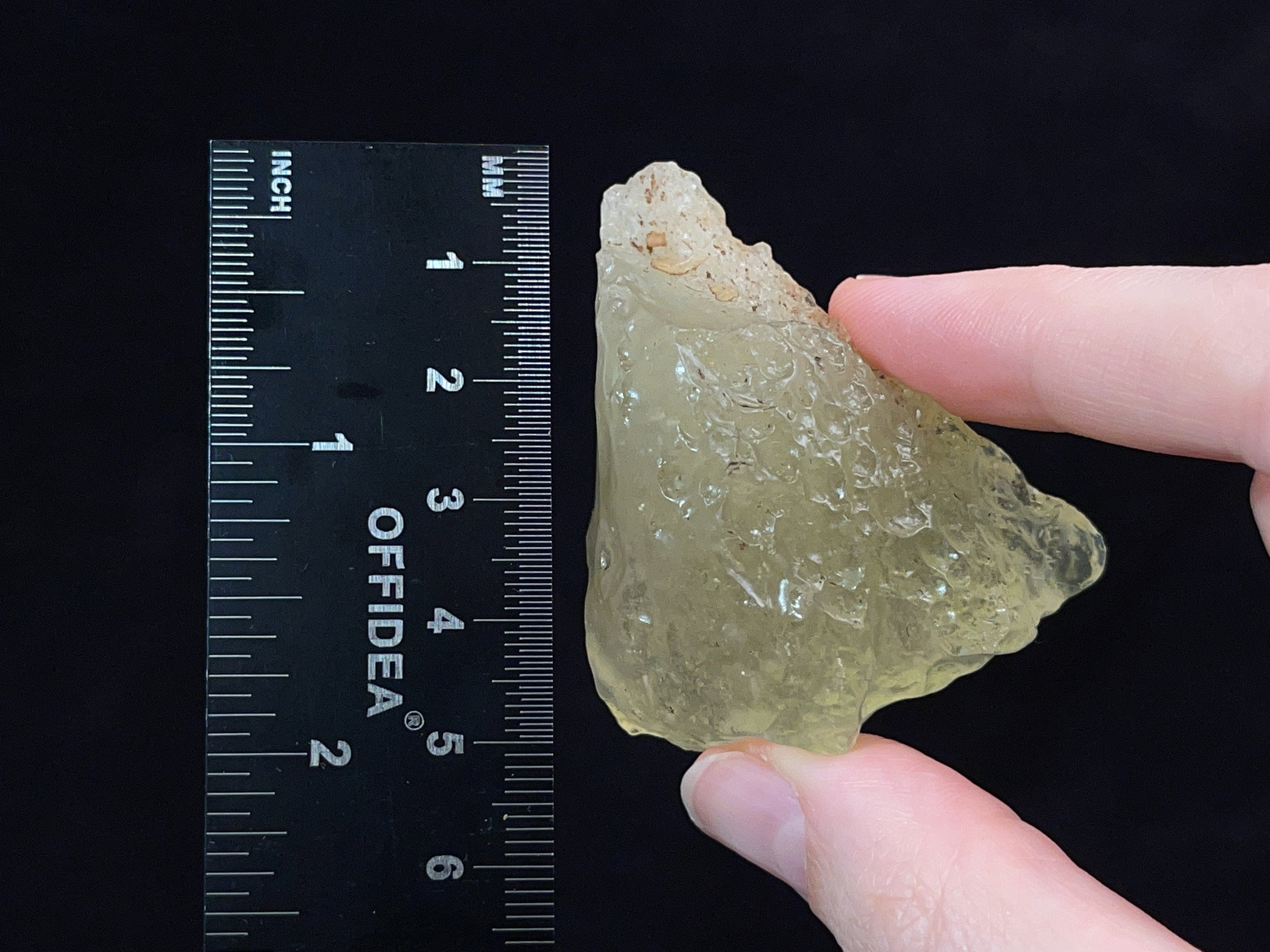 Libyan Desert Glass Raw Crystal - Rare 2A Grade Large 44.1g Metaphysical Healing Stones | Chakra Balancing, Meditation, Jewelry Making, Energy Work & Spiritual Healing