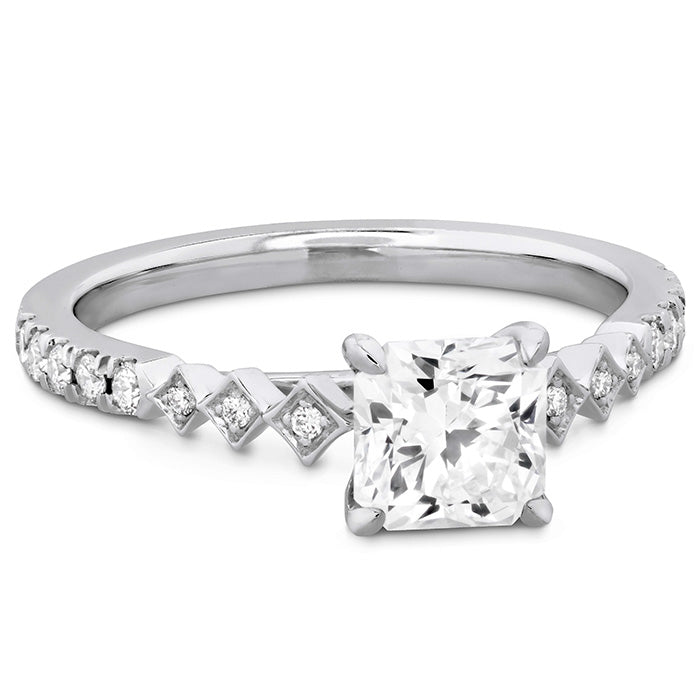 Hearts On Cali Chic Dream Diamond Accent Engagement Ring - Elegant Wedding Band for Proposals, Anniversaries & Special Occasions