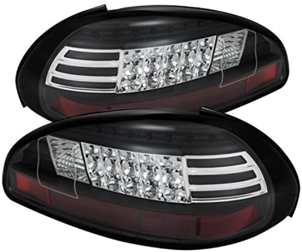 Spyder Auto 5007148 LED Tail Lights Black/Clear - High-Performance Rear Lights for Trucks & SUVs