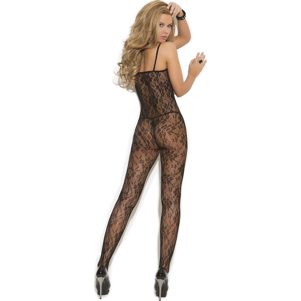 Sexy Rose Lace Bodystocking - Sheer Floral Lingerie for Women | Perfect for Valentine's Day, Bridal Shower & Romantic Nights