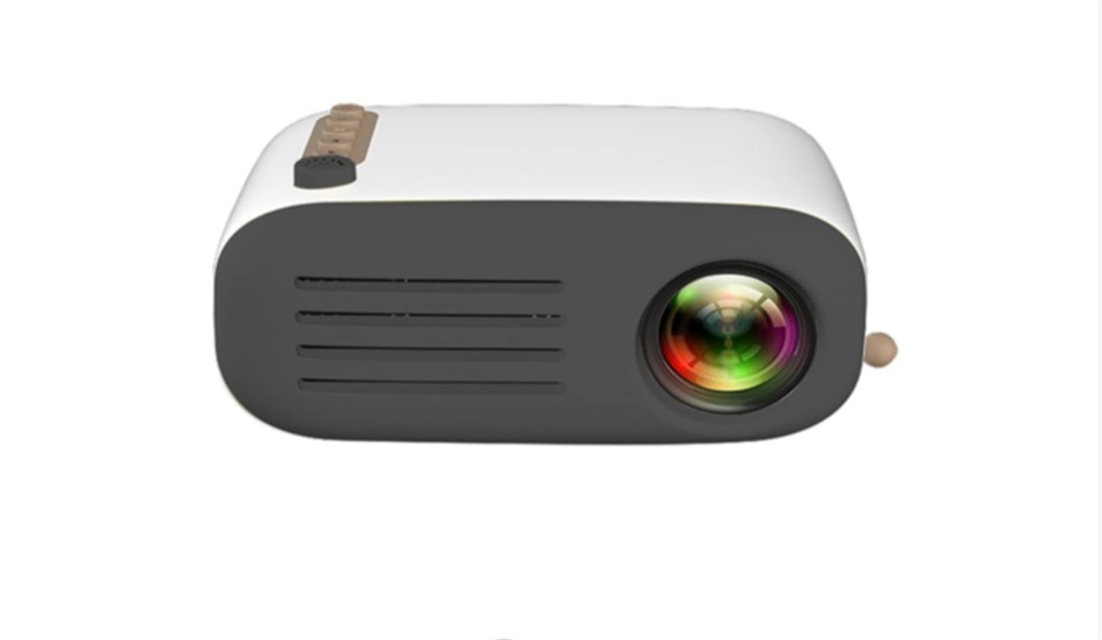 SVIOR 800 Lumens LED Mini Projector - 480x272 Resolution, USB Compatible for Home Theater & Outdoor Movies | Portable Multimedia Player for Gaming, Presentations & Backyard Entertainment (Black, UK Plug)