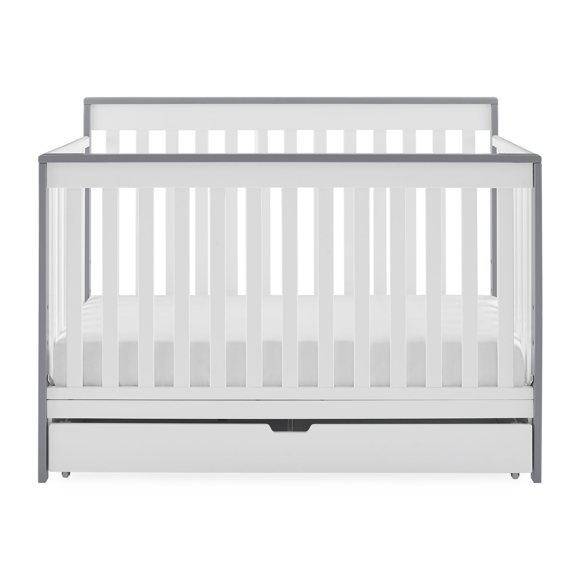 Mercer 6-in-1 Convertible Baby Crib with Storage Drawer & Trundle - Nursery Furniture for Newborn to Toddler Bed | Perfect for Small Spaces & Shared Rooms