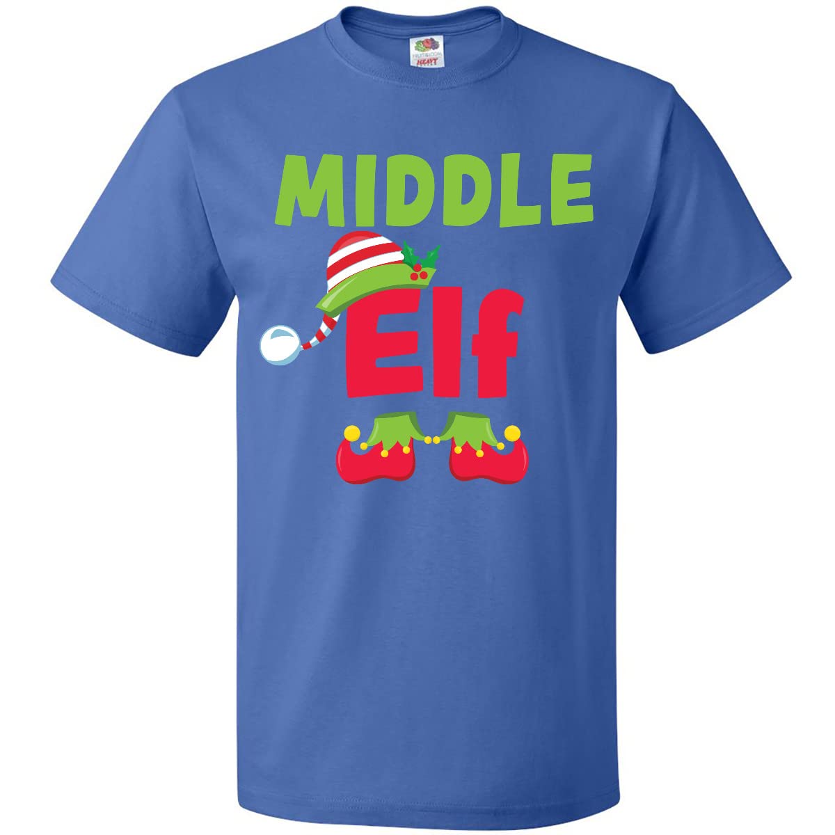 Inktastic Christmas Middle Elf Graphic T-Shirt - Funny Holiday Tee for Men & Women - Perfect for Xmas Parties & Festive Gatherings