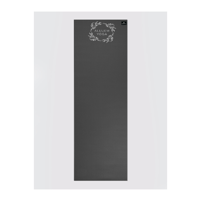 Custom Personalized Yoga Mat 6mm Thick - Non-Slip Eco-Friendly with Your Own Design in Graphite Grey - Perfect for Home Workouts, Studio Classes & Meditation Practice