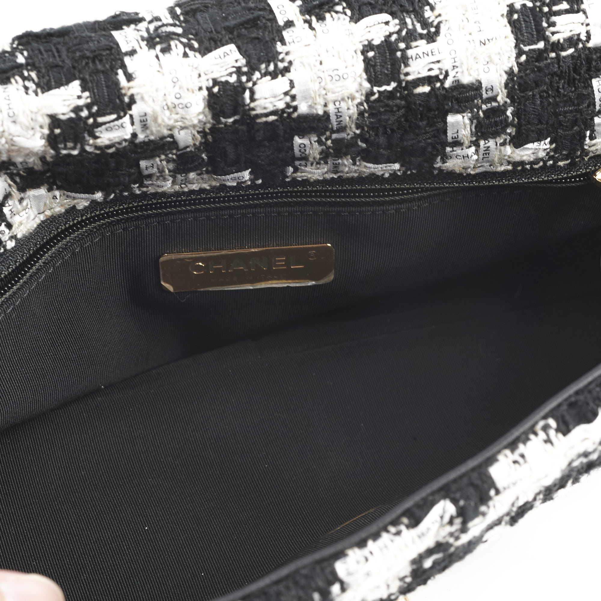 Chanel 19 Tweed Handbag Medium/Large Flap Bag 2020 Collection - Luxury Designer Shoulder Bag for Women, Perfect for Work, Parties & Special Occasions