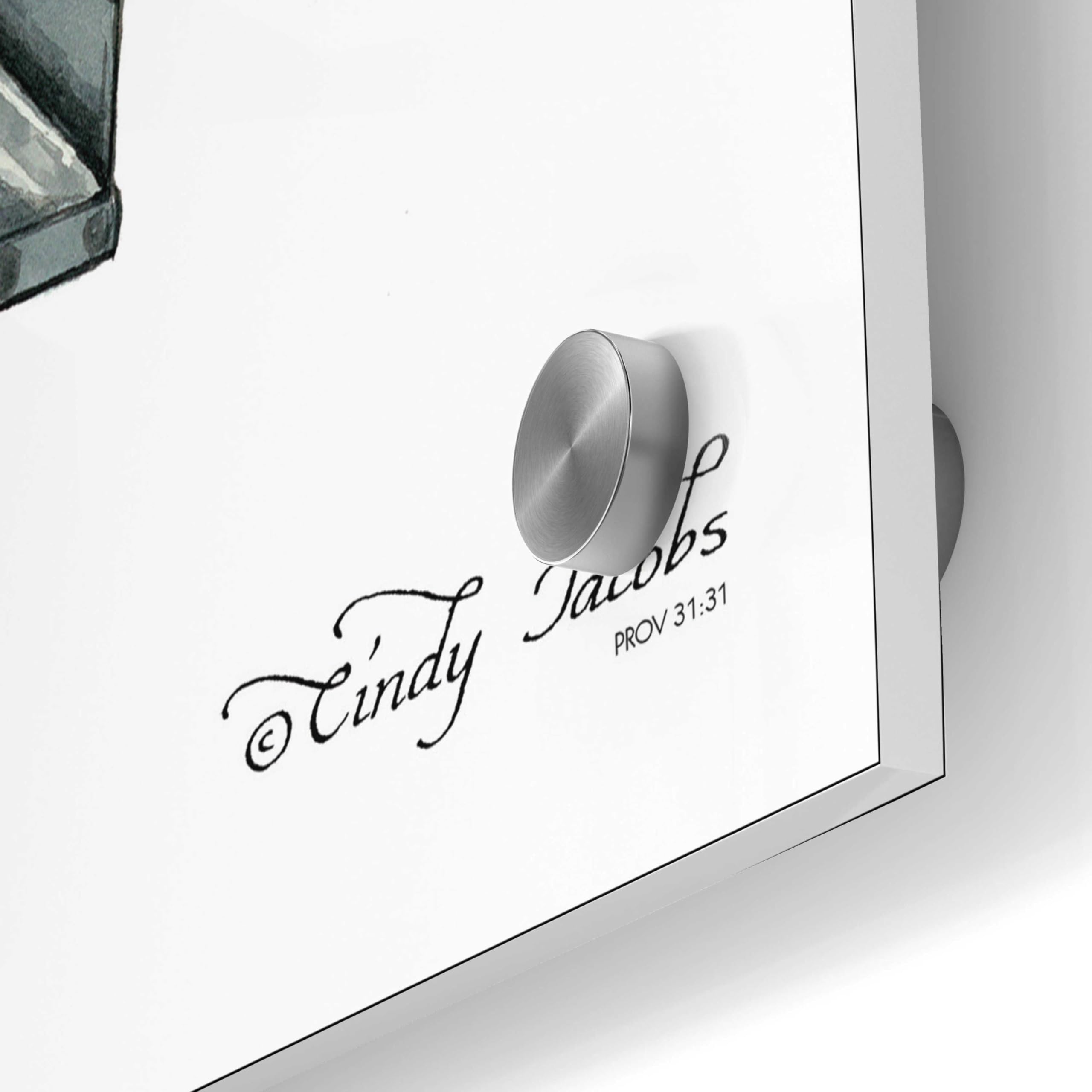 Epic Art 'Love Wall Box' by Cindy Jacobs - 24