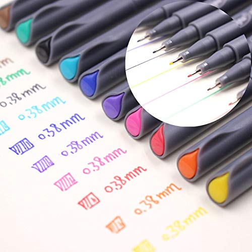 Vesna 50-Piece Fineliner Drawing Pen Set - Vibrant Watercolor Markers for Cartoon Design, Sketching & Coloring | Premium Office & School Stationery Supplies | Perfect for Artists, Students & Wholesale Bulk Orders
