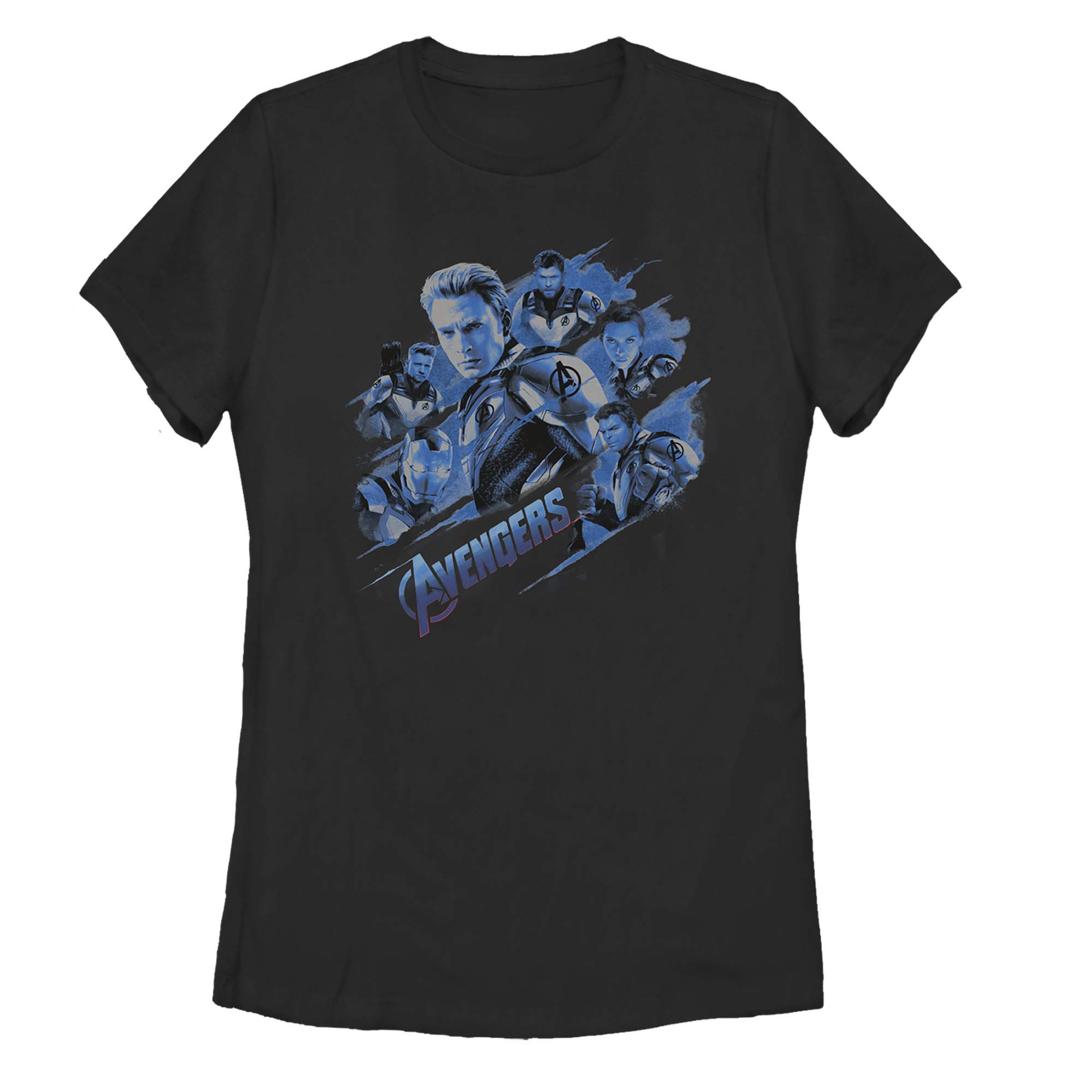 Marvel Women's Avengers Endgame Captain America Graphic Tee - Casual Superhero T-Shirt for Fans & Cosplay