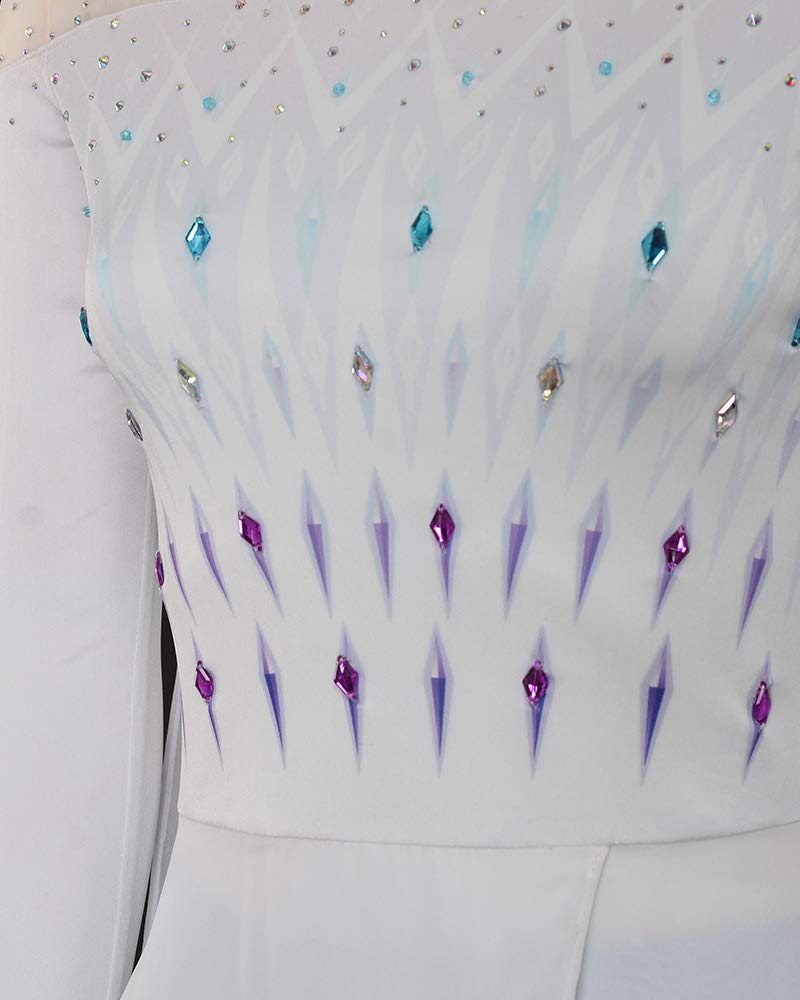 Cosplay.fm Women's Deluxe Princess Queen Costume Dress - Elegant Cosplay Gown for Halloween, Cosplay Events & Themed Parties
