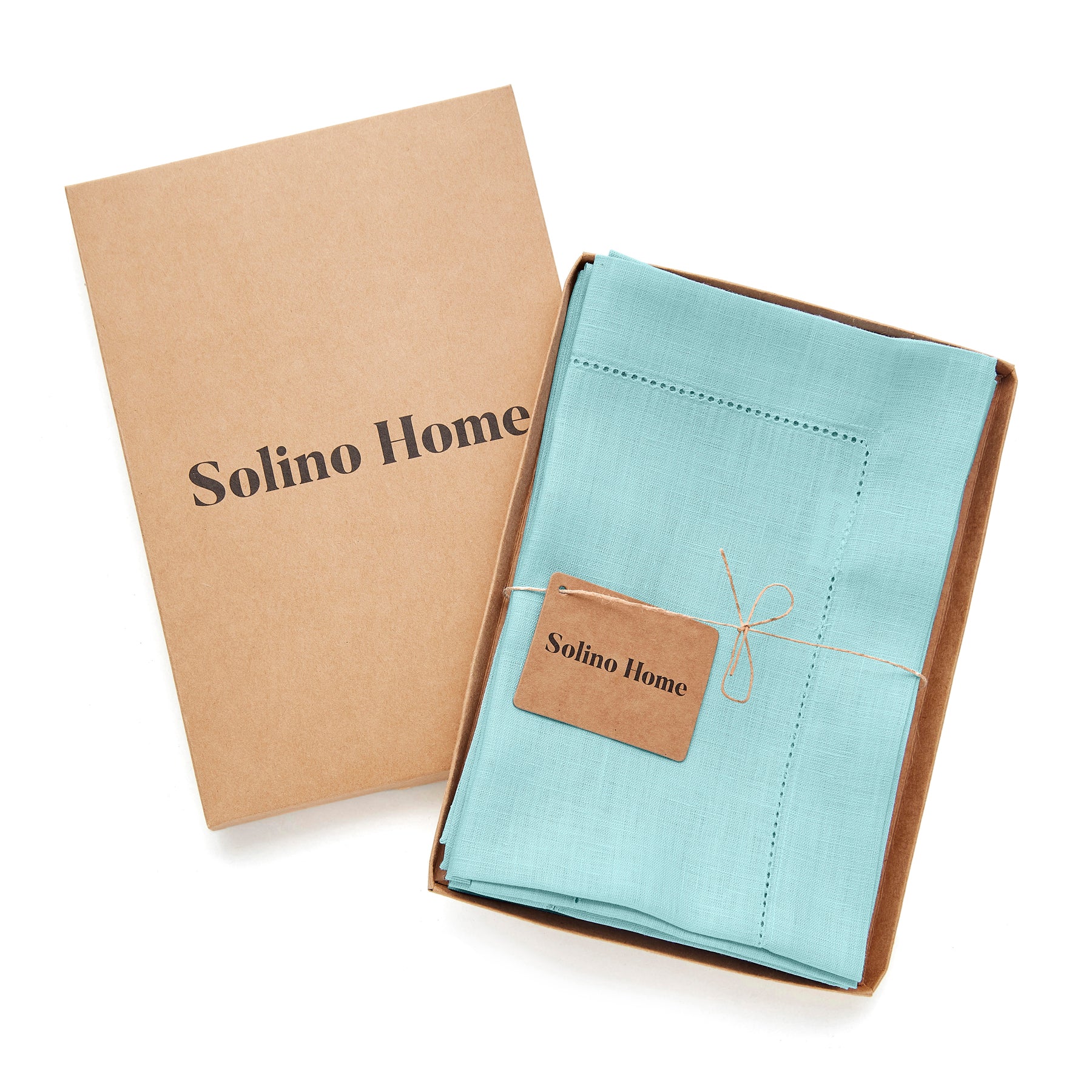Premium Classic Hemstitch Napkins - 100% Cotton Linen Dinner Napkins for Formal Dining, Weddings & Special Occasions