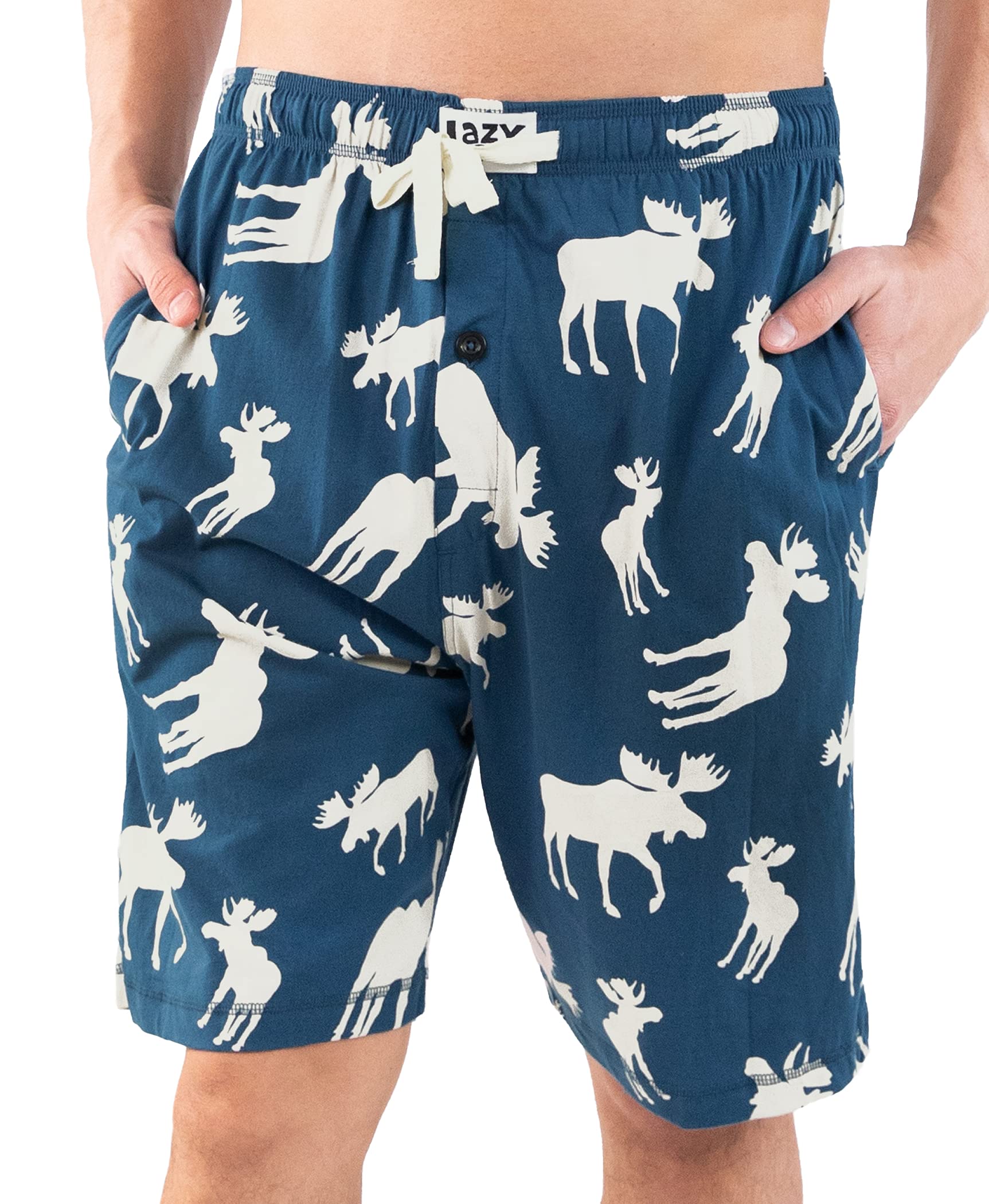 Lazy One Men's Pajama Shorts - Soft & Comfortable Sleepwear Pants for Lounge & Nightwear - Perfect for Summer Nights, Relaxing at Home, and Sleepovers