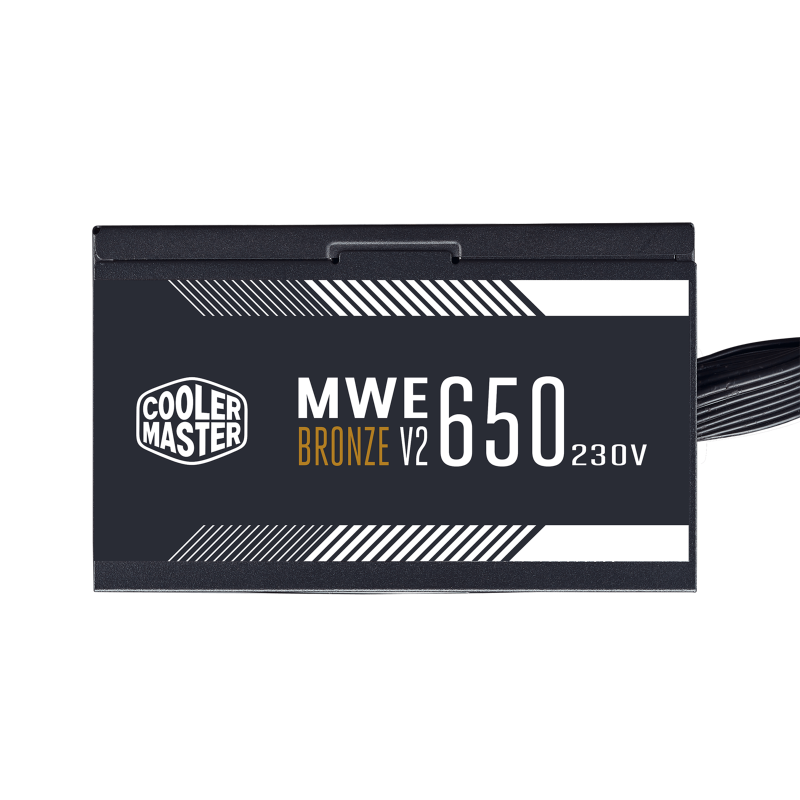 Cooler Master MPE 6501 ACABW BUK CM MWE Bronze 650W Power Supply Unit (PSU) - 80 Plus Bronze Certified, 230V, Version 2 with 5-Year Warranty - Ideal for Gaming PCs, Workstations & Home Office Setups