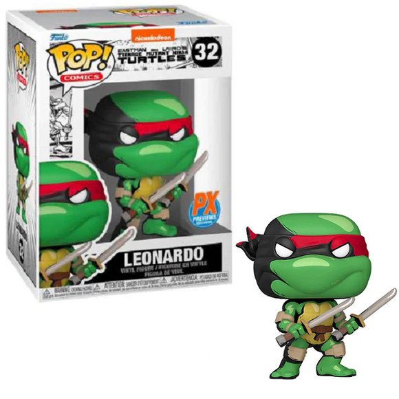 Teenage Mutant Ninja Turtles Comic Leonardo Action Figure - Collectible TMNT Toy for Kids & Fans - Perfect for Playtime, Display & Comic Book Collections