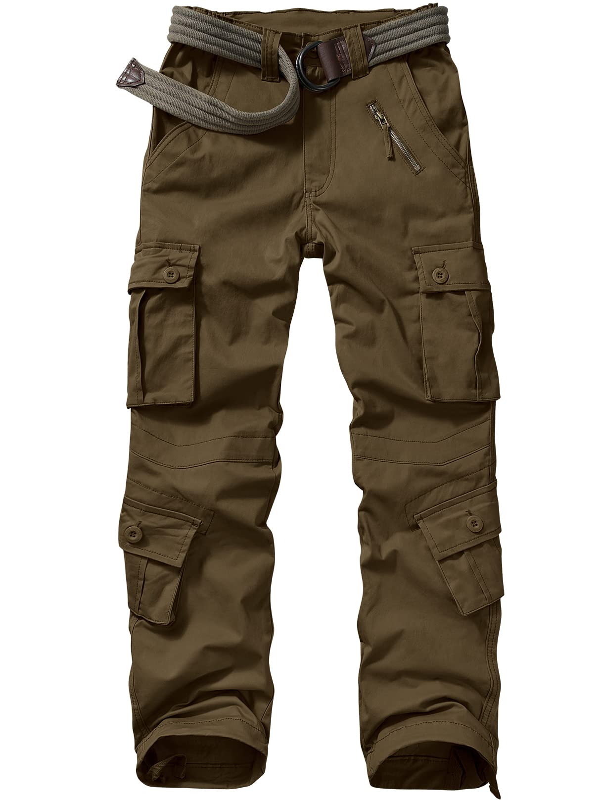 Alfiudad Women's Cargo Pants with Multiple Pockets - Tactical Military Hiking Combat Work Pants for Outdoor Adventures, Camping & Casual Wear